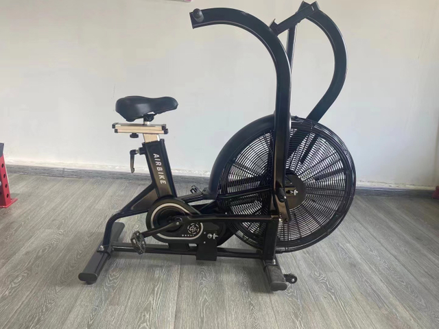 Bicicleta estática con resistencia al aire MND-CC58 | Manillar elíptico plano | APTITUD MND