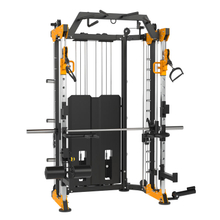 Máquina multiherrería compacta MND-C81/C80 | Todo en uno que ahorra espacio | Máquina Smith con cable básico