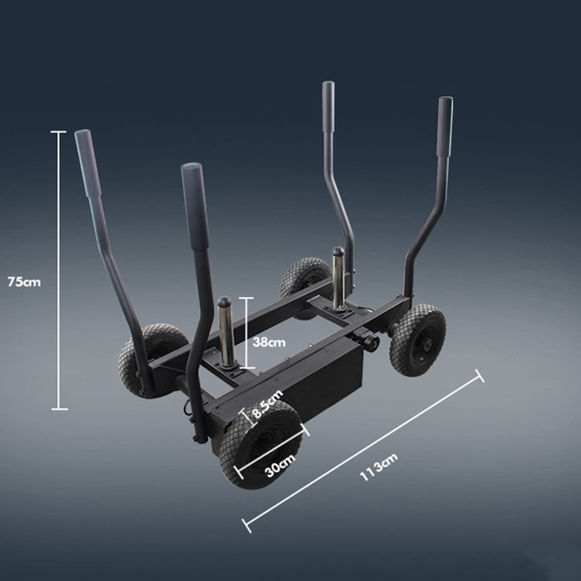 Trineo de tanque de servicio pesado MND-CC13 | Trineo todoterreno para empujar y tirar