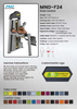 Máquina aisladora de glúteos F24 | Entrenador de extensión de cadera | Desarrollador de glúteos
