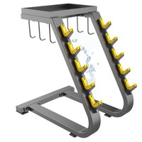 Estante de almacenamiento con asa F53 | Organizador de accesorios de gimnasio | Solución de almacenamiento de equipos