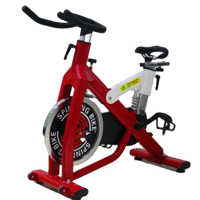 Bicicleta de spinning tipo cadena MND-D01 | Bicicleta estática comercial | APTITUD MND