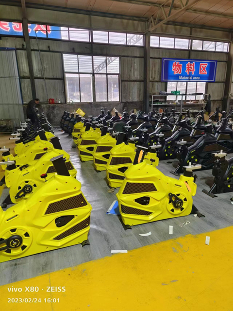 Bicicleta de spinning con transmisión por correa MND-D34 | Resistencia infinita | APTITUD MND