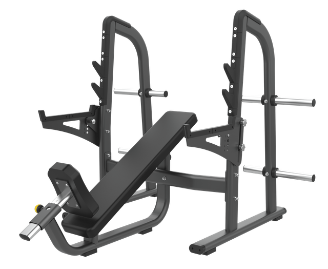 Banco inclinado olímpico FF42 | Press inclinado con barra | Constructor de pecho superior