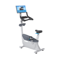 Bicicleta vertical MND-X530C con proyección de pantalla | Pantalla interactiva de 21,5' | MND FITNESS