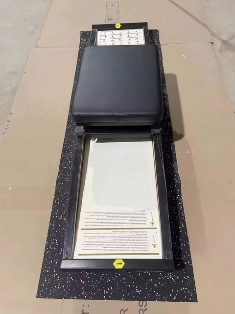 Simulador de esquí MND-W28 | Roble rojo y acero inoxidable | APTITUD MND