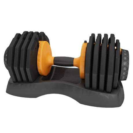 Mancuerna ajustable MND-C83B | Juego de mancuernas que ahorra espacio | Equipo de gimnasio en casa