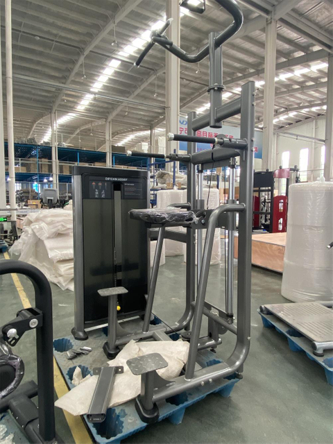 MND-FS09 Máquina de asistencia para fondos y mentón | Entrenador de Calistenia Inclusiva | Estación de peso corporal asistida por peso