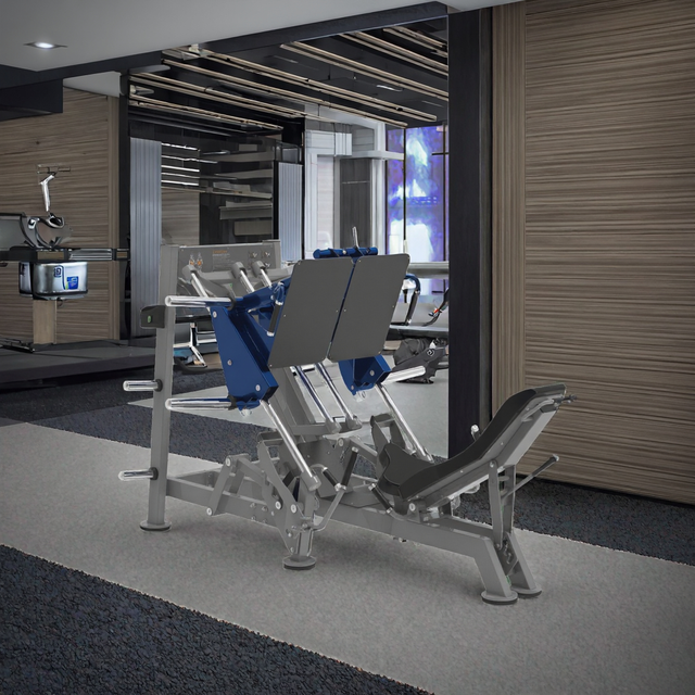 BSW-SPL37 Súper prensa de piernas Sistema dual de 45° | Prensa de piernas de doble pila | Entrenador de piernas profesional