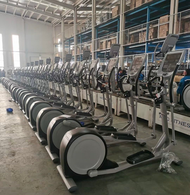 Entrenador elíptico comercial MND-X511B (pantalla LCD) | Consola mejorada | APTITUD MND