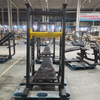 Máquina de prensa de piernas vertical de zancada inversa de gimnasio de material de acero para equipos de entrenamiento de fuerza