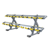 MND FH49 Estante para mancuernas de 2 niveles | Almacenamiento de mancuernas para gimnasios comerciales
