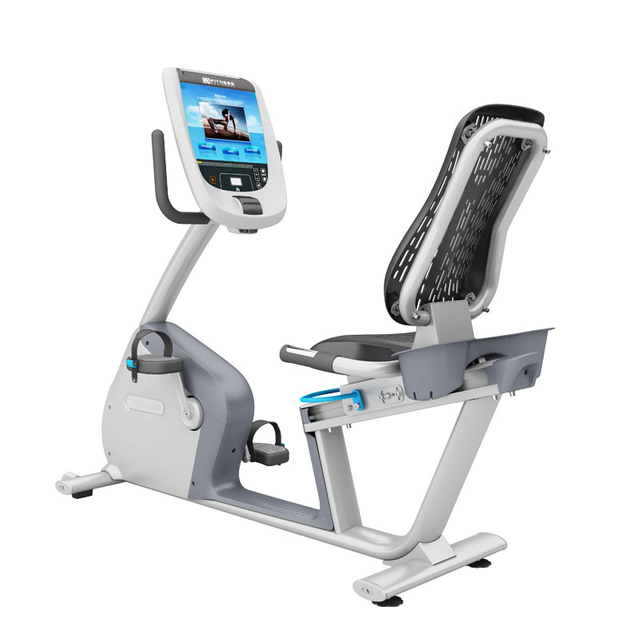 Bicicleta reclinada comercial MND-X520B (pantalla LCD) | Cardio cómodo | APTITUD MND