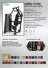 Mnd-Fh10 Split Push Chest Trainer Rohs aprobó la máquina de culturismo Power Rack de fuerza de fábrica