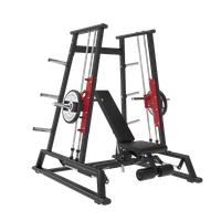 Equipo de gimnasio para entrenamiento de fuerza, prensa de ajedrez multidireccional cargada con placa para culturismo MND-PL37