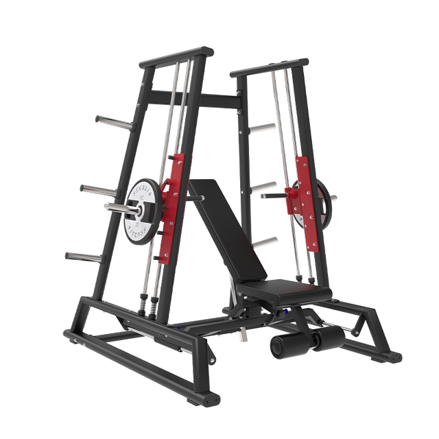 Equipo de gimnasio para entrenamiento de fuerza, prensa de ajedrez multidireccional cargada con placa para culturismo MND-PL37