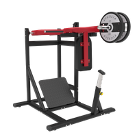 Máquina de sentadillas Hack para prensa de piernas, banco de entrenamiento ajustable de acero resistente, entrenamiento muscular de piernas, MND-PL38 de Fitness de fuerza