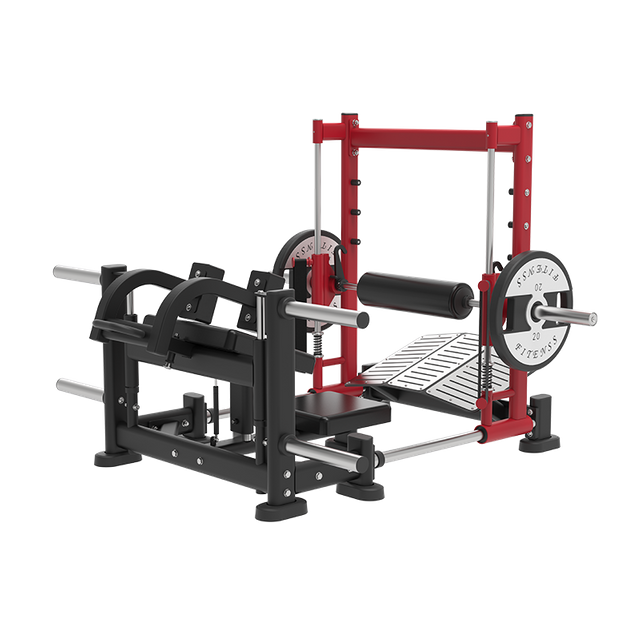 Máquina vendedora caliente de la cadera 3D equipo de gimnasio de empuje de cadera cargado con placa de nuevo diseño MND-PL40